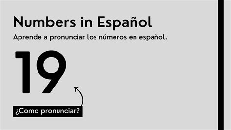 whats 19 in spanish|Iba pa.